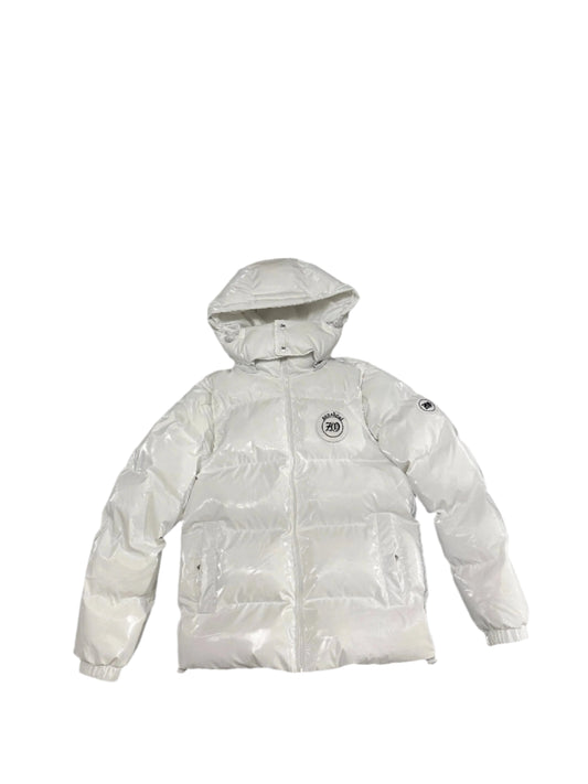 White Detachable Puffer Jacket