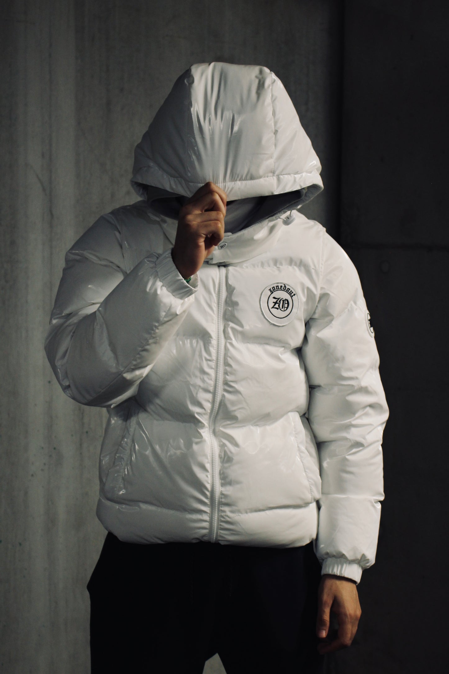 White Detachable Puffer Jacket