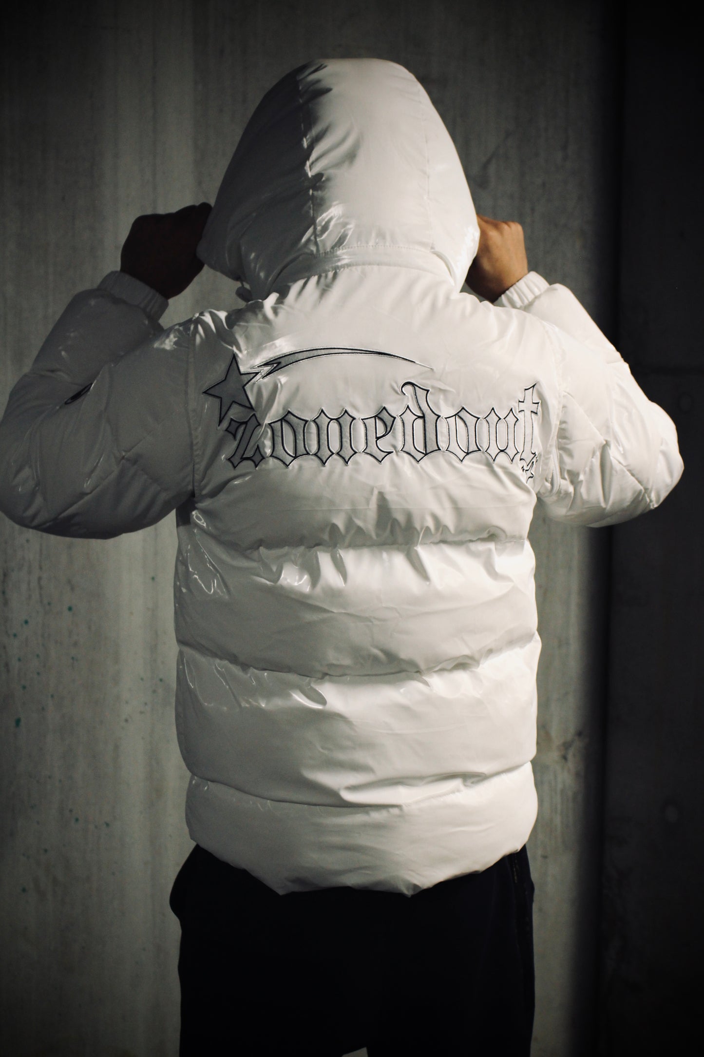 White Detachable Puffer Jacket