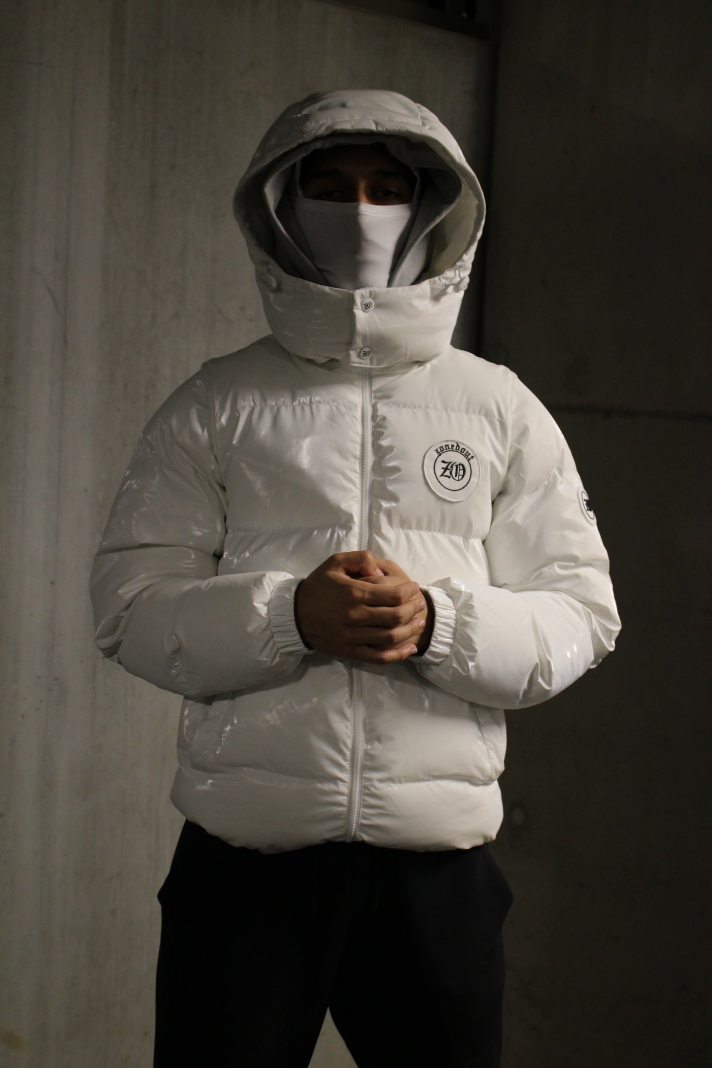 White Detachable Puffer Jacket