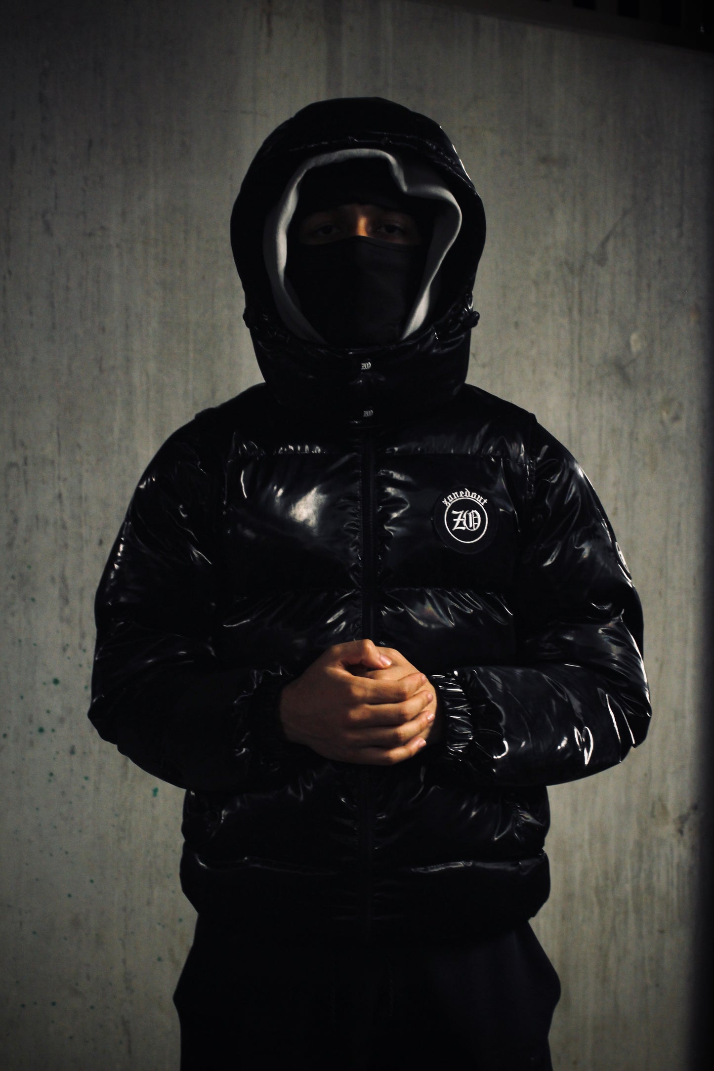 Black Detachable Puffer Jacket